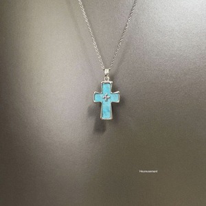 Collana Vintage con disegno di carta stampata con gatto e lettera Retro collana ciondolo croce gioielli di moda per uomini e donne - Product Image 6