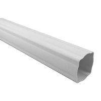 Dach ablaufs ystem PVC Regenwasser sammler Rinne und Rohr weiß Kunststoff Material Dach produkt Philippinen Preis