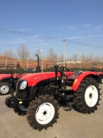 YTO504 50HP Tracteur pour l'agriculture avec chargeur frontal et motoculteur arrière