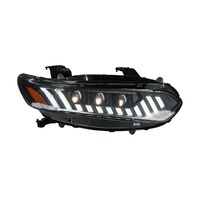 HETOP para Faros Delanteros de Accord 2018-2022, Actualización Estilo RS7, Luces Delanteras LED DRL, Accesorios Plug and Play para Honda