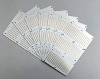 Carte de circuit imprimé (MCPCB) en aluminium à 3 panneaux LED personnalisée OEM, épaisseur de la carte 1,2 mm, cuivre gravé 35 μm pour éclairage LED, compatible avec les fichiers Gerber