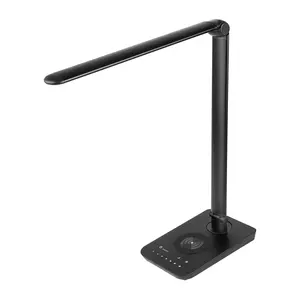 SUNLINE 2021 접이식 Led 테이블 램프 빠른 무선 충전기 휴대 전화 충전 침대 독서 Led 책상 램프 USB 충전 포트