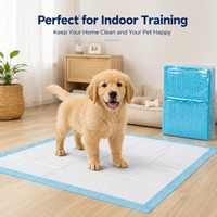 Tapis absorbants écologiques six couches pour animaux domestiques (chiens et chats) – Doux, hydrophiles, avec couche inférieure imperméable en PE/SAP, personnalisables avec logo, pour l'apprentissage de la propreté