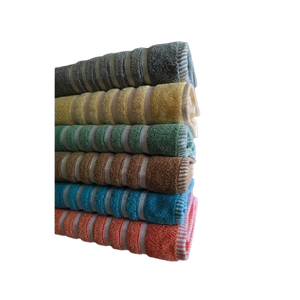 Toallas de Algodón 100% con Borde Dobby, Toallas para Manos, Cara y Baño, Textura de Felpa Gruesa y Suave, Altamente Absorbentes, para Uso en Spa y Hoteles - Product Image 1