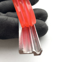 Lèvre d'essuie-glace PU rouge pour bande d'essuie-glace en polyuréthane CNC C2 Guide Way Wipe CNC Machine Outils Accessoire