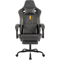 Chaise de jeu OEM économique en gros, chaise d'ordinateur pour le gaming, chaise de jeu à dossier haut avec base en acier réglable pour les utilisateurs à domicile