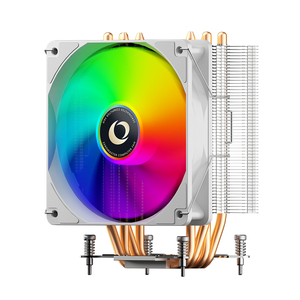Enfriador de CPU de 120 mm, Ventilador ARGB PWM, 4 Tubos de Calor, Rodamiento Fluido, 20dBA, 75CFM, Disipador de Calor por Aire para PC Gaming de Escritorio, Ventilador RGB PWM - Product Image 3