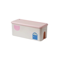 Boîte de dissimulation de câbles de taille moyenne pour dissimuler les multiprises sur le bureau ou au sol, organisateur de câbles pour téléviseur ou ordinateur