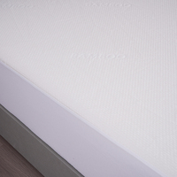 Protège-matelas gaufré imperméable respirant en maille douce avec poches profondes élastiques, lavable en machine, pour adultes