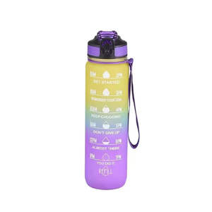 Borraccia da Acqua a Forma di Orso Portatile da 1000 ml con Scala a Indicatore Orario Sfumato, Personalizzabile all'Ingrosso per Scuola, Bambini e Sport all'Aperto - Product Image 6