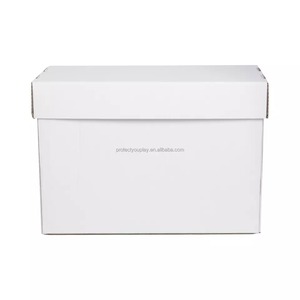 Boîte de rangement en carton ondulé pour magazines et bandes dessinées courtes - Product Image 5