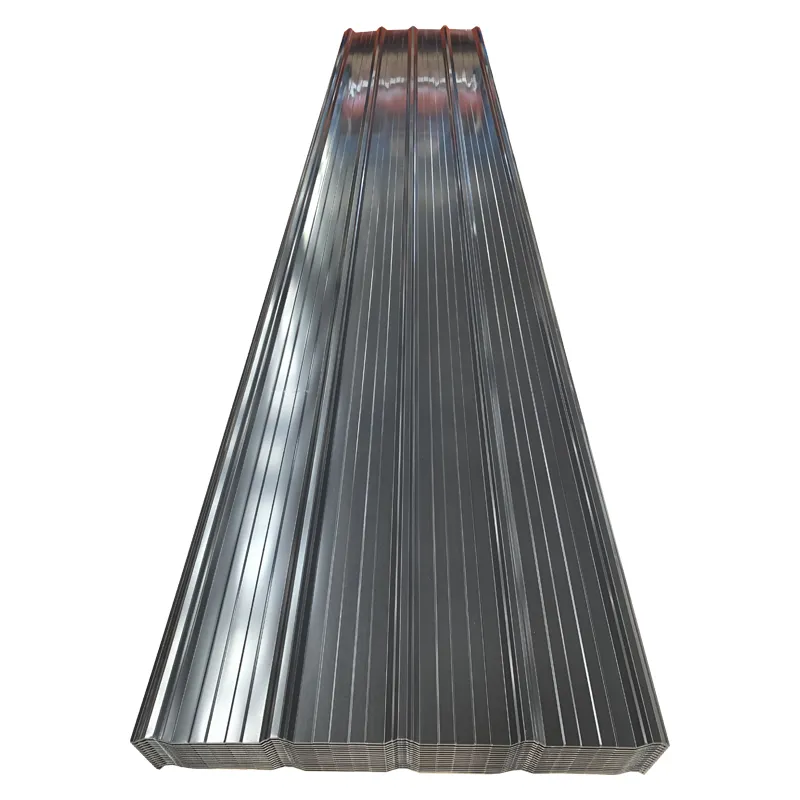 Üretim tedarikçisi 26 ölçer galvanizli oluklu çatı çelik levhası corrugated 1d GI çatı levha plaka