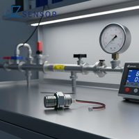 Capteur de pression économique en acier inoxydable JZ avec câble court pour les tests de compresseurs industriels généraux