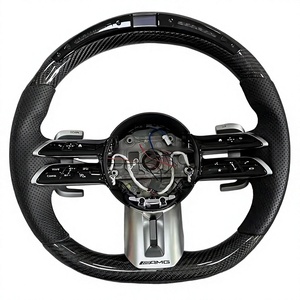 Volant en cuir LED en fibre de carbone d'occasion pour W245 W204 W212 W221 C117 pour voitures GT – Performance et style améliorés - Product Image 1