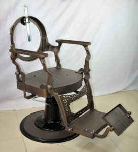 Sillón de Barbero Reclinable Dorado de Lujo Estilo Antiguo <span class=keywords><strong>2021</strong></span>, Mueble de Peluquería Económico al por Mayor - Product Image 5