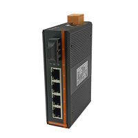 TiNCAM Unmanaged Ethernet Netzwerk-Switch Gehäuse 1* SC+4*RJ45 Port Multimode Dual-Fiber Industriell für CCTV NVR IP-Kamera VoIP