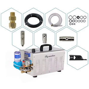 3L/分高圧スチール製自動噴霧システム、750Wポンプ、温室・庭園冷却用、300平方メートル対応、12時間稼働 - Product Image 1