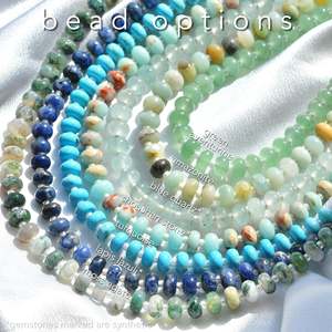 Collana con Perline di Gemme a Rondelle per Donne, Gioiello Colorato e Vistoso, Comodo sulla Pelle - Product Image 3