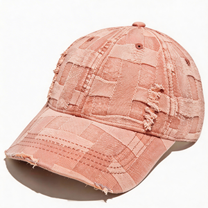 Gorras de Béisbol de Estilo Vintage, Personalizadas con Logotipo, de Alta Calidad, a Cuadros, Desgastadas, de Mezclilla, Ajustables, de Perfil Bajo - Product Image 2