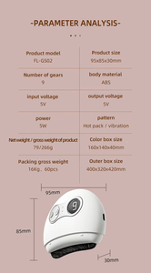 Tabla de Gua Sha Portátil Recargable por USB, <span class=keywords><strong>Mini</strong></span> Masajeador Eléctrico Inalámbrico, Masajeador Facial, Corporal y de Cuello - Product Image 5