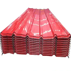 Fabricant Le meilleur prix Prix de toiture en tôle galvanisée/Tôle d'acier ondulée GI/Tôle de toiture en zinc Tôle de toiture en fer