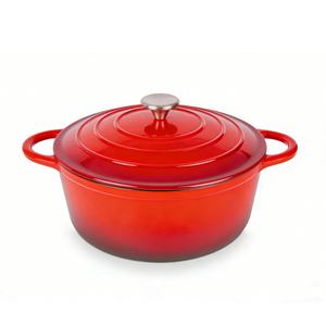 Pots à soupe en fonte émaillée adaptés à la préparation de soupes épaisses, à la cuisson de la viande et à la prévention des fissures, personnalisables - Product Image 4