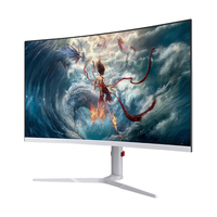 240Hz incurvé 23.8 24.5 27 pouces 4k moniteur de jeu 144Hz 180Hz Curvo moniteur Pc ordinateur Anti-lumière bleue