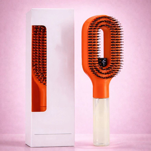 <span class=keywords><strong>H</strong></span>-4221 Pettine per Capelli con Spruzzatore d'Acqua e Impugnatura a Pulsante Singolo per Prevenire che i Capelli si Svolazzino - Product Image 2