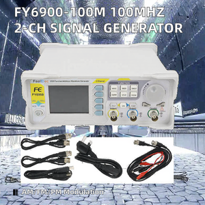 เครื่องกำเนิดสัญญาณ TTLTES FY6900 20-100MHz DDS 2 ช่องสัญญาณ พร้อมฟังก์ชันนับความถี่ รูปคลื่นไซน์ วัสดุ PC รองรับการปรับแต่งแบบ ODM - Product Image 3