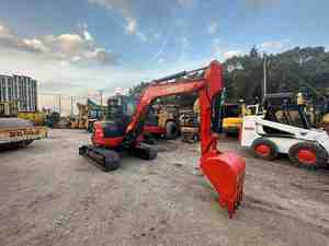 รถขุดตีนตะขาบ Kubota U55 มีสินค้าในสต็อก ราคาถูก คุณภาพสูง ทนทาน ขนาด 5 ตัน 6 ตัน 8 ตัน รถขุดมือสองขนาดเล็กยี่ห้อ Kubota สำหรับขาย - Product Image 6