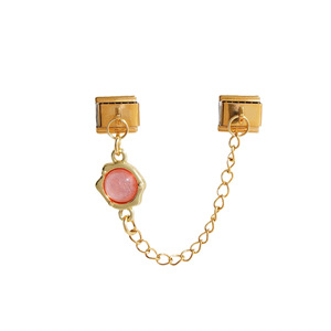 Fashion Charm Bracelet Gold Plated Crystal Rhinestone Cross Pendant Women's DIY Jewelry Module Y25021 - Product Image 5