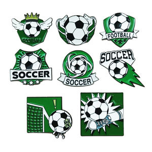 Kişiselleştirilmiş <span class=keywords><strong>2026</strong></span> Futbol Şeklinde Broş İğnesi Avrupa Futbol Kulübü Metal Logo Rozeti Özel Sert ve Yumuşak Mineli Yaka İğneleri - Product Image 2