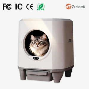 Bac à litière intelligent autonettoyant pour plusieurs chats, grande capacité, contrôle par application, anti-odeurs et anti-fuites, nettoyage facile, surveillance - Product Image 1