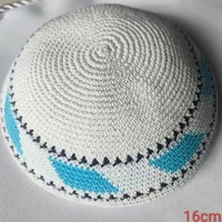 Kippot – Petit chapeau ethnique pour adulte, en coton respirant, tendance, de marque, à calotte ronde, style minimaliste, sans bord