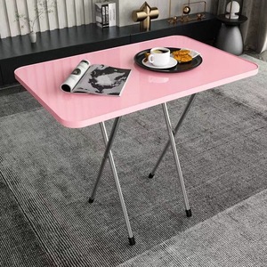 Moderno portatile rettangolare piccolo <span class=keywords><strong>tavolo</strong></span> di metallo pieghevole <span class=keywords><strong>a</strong></span> <span class=keywords><strong>parete</strong></span> per dormitorio stanza di noleggio all'aperto stallo <span class=keywords><strong>tavolo</strong></span> quadrato per - Product Image 3