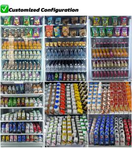 Distributeur automatique de collations et de boissons de petite taille, conforme aux normes américaines, avec modes froid et chaud, fonction de paiement par <span class=keywords><strong>code</strong></span> QR/carte, conforme ADA - Product Image 6