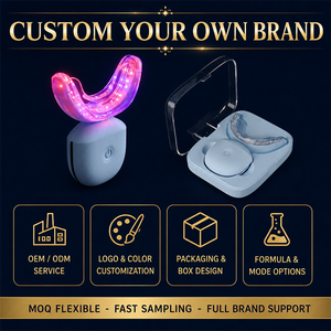 Appareil de thérapie LED à triple longueur d'onde, <span class=keywords><strong>violet</strong></span> 410 nm, rouge 660 nm, proche infrarouge 850 nm pour les dents sensibles, les saignements des gencives et l'élimination des taches - Product Image 3