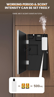 Diffuseur d'arômes professionnel électrique pour grandes surfaces, en métal, pour huiles essentielles