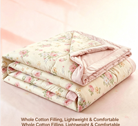 Couette imprimée toutes saisons légère, respirante et rafraîchissante, lavable, pour lit, adaptée aux températures de 15 à 40 degrés, pour la maison