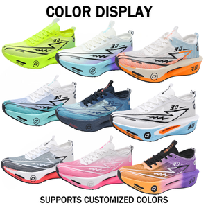 Chaussures de course pour hommes, nouveau style, respirantes, à semelle souple, en maille dégradée, légères, décontractées, pour la marche, vente en gros - Product Image 2