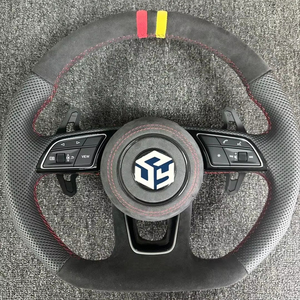 Volante de fibra de carbono para coche para <span class=keywords><strong>Audi</strong></span> RS3 S3 A3 A4 B9 RS6 RS7 S4 A3 8V Q7 Q5 A6 - Product Image 1