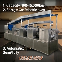 Machine à fabriquer des biscuits mous et durs à petite échelle 100 kg/h, ligne complète de production de biscuits