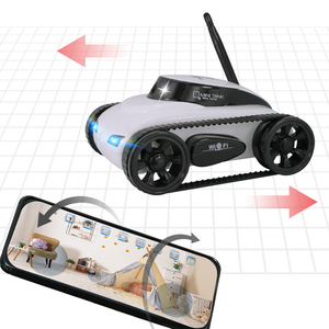 Tank RC intelligent avec rotation à 360° °   Contrôle par caméra et application téléphonique - Transmission <span class=keywords><strong>vidéo</strong></span> en temps réel, jeu <span class=keywords><strong>de</strong></span> cache-cache, jouet éducatif STEM pour enfants - Product Image 6
