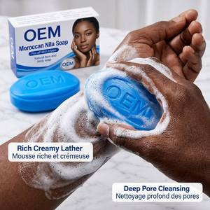 <span class=keywords><strong>Savon</strong></span> Nila <span class=keywords><strong>Marocain</strong></span> OEM Bio Purifiant les Pores & Éclaircissant la Peau – <span class=keywords><strong>Savon</strong></span> Corporel pour Peaux Noires et Éclaircissement Cutané - Product Image 2
