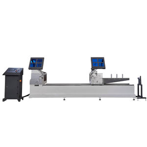 Machine de découpe <span class=keywords><strong>à</strong></span> double tête, <span class=keywords><strong>scie</strong></span> <span class=keywords><strong>à</strong></span> ruban automatique, affichage numérique, moteur, machine de fabrication de fenêtres et de portes en acier inoxydable - Product Image 1