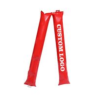 Bâtons de ballons gonflables réutilisables écologiques avec logo personnalisable Clapets à main Bâtons de ventilateurs gonflables bon marché