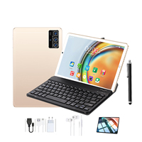 Tablet Android Económica de 10 Pulgadas, 3G 4G WiFi, Educativa, Octa Core, USB Tipo-C, 4GB+64GB de Memoria, Tablet PC MTK para Juegos y Negocios
