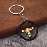 Vente en gros de porte-clés turbo en métal porte-clés volant Momo Sparco porte-clés de direction élégant accessoire de voiture design en métal vintage