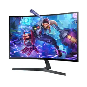 Foreign market popular 32 Inch Factory supply Curved Screen DP +USB Interface 1K/4K Gaming Monitor