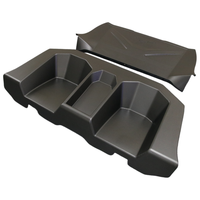 Kit de suppression de siège arrière en Fiber de carbone sèche pré-imprégné pour Ford Mustang Dark Horse S650 2024-2026